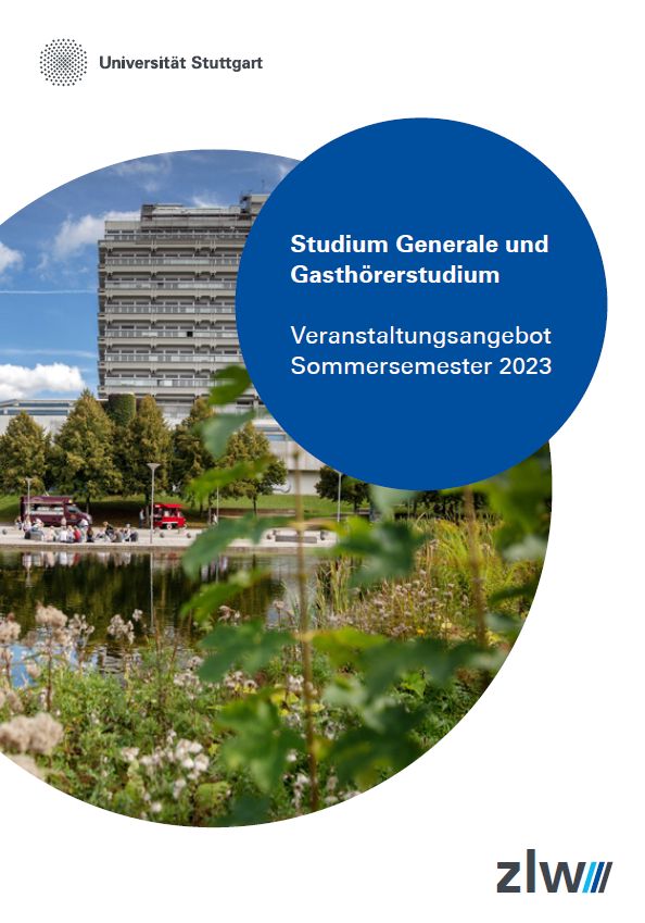 Studium Generale und Gasthörerstudium Veranstaltungsangebot Sommersemester 2023